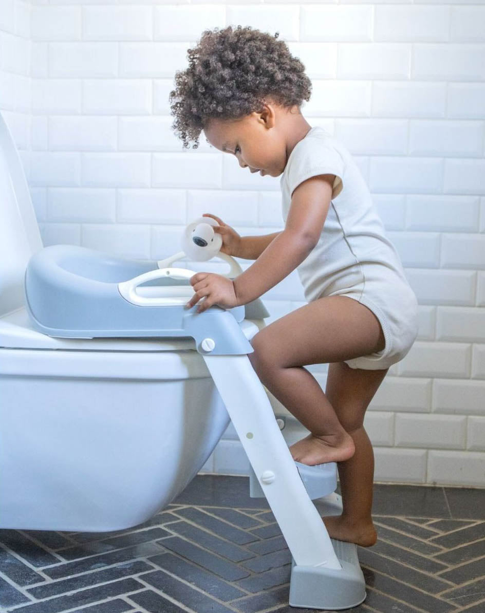 Toilette Ladder Blue,Light Blue,OS