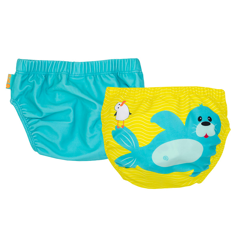 Zoocchini Μαγιώ Πάνα (2pcs Σετ)  - Seal
