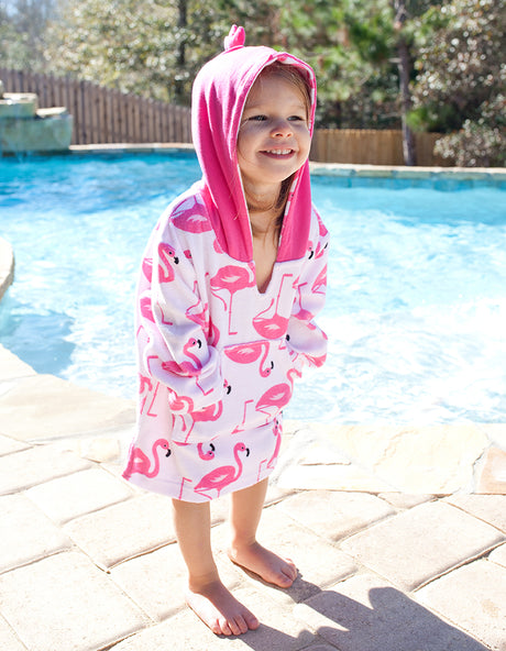 Swim Coverup UPF50+ Φλαμίνγκο