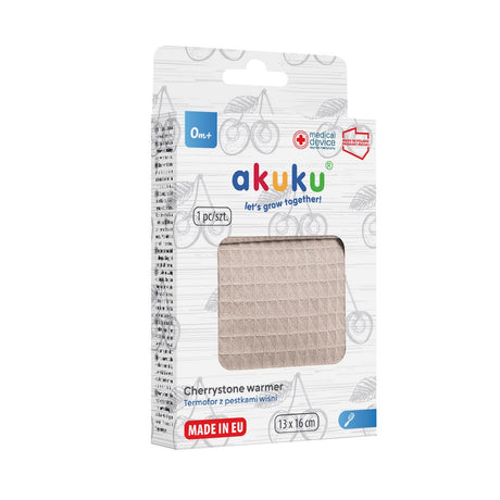 Θερμοφόρα με κουκούτσια από κεράσι 13 Χ 16 - Beige