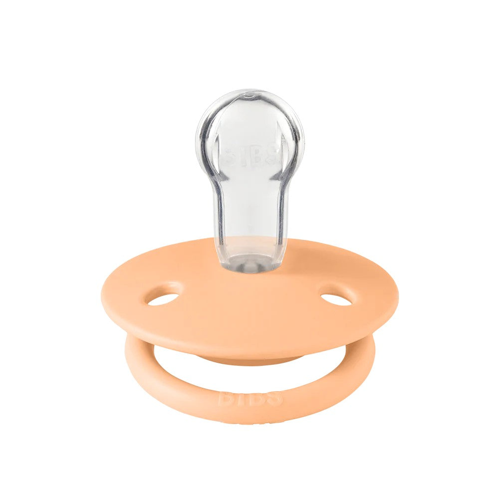 Bibs - Πιπίλες De Lux 2τεμ. - Silicone  Sunshine/PeachSunset Onesize