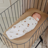 Meyco 2 Pack Swaddle Forest Animals Sand 0-3 μηνών