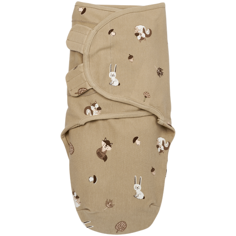Meyco 2 Pack Swaddle Forest Animals Sand 0-3 μηνών