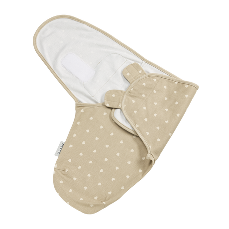 Meyco Swaddle Sweet Heart Sand 0-3 μηνών