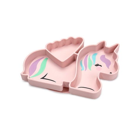 Πιάτο σιλικόνης με βεντούζα Unicorn