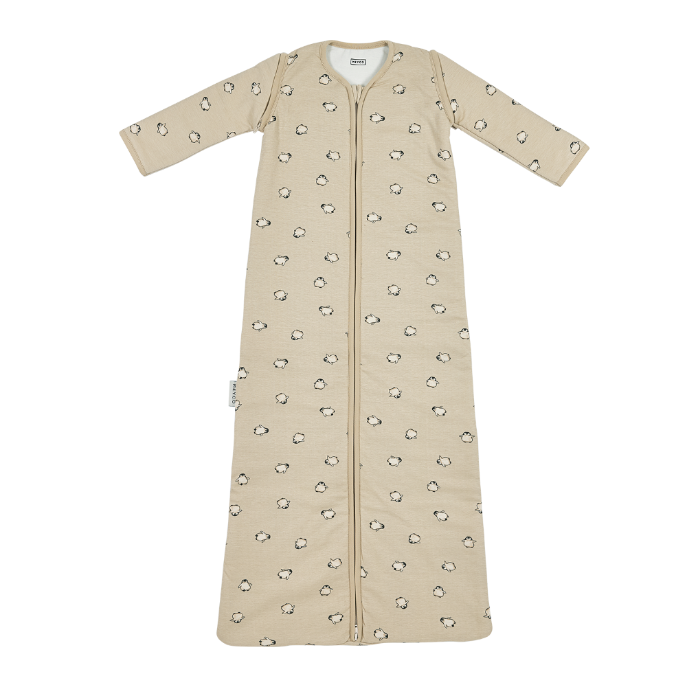 Meyco Υπνόσακος 4 εποχές Penguin Soft Sand (6 μηνών - 3 ετών)