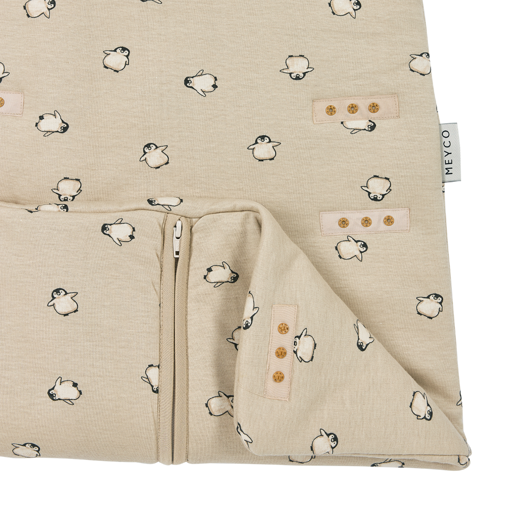 Meyco Υπνόσακος 4 εποχές Penguin Soft Sand (6 μηνών - 3 ετών)