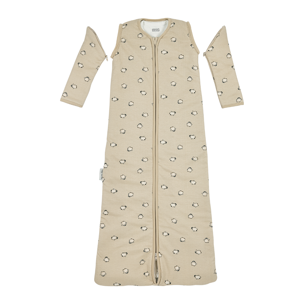 Meyco Υπνόσακος 4 εποχές Penguin Soft Sand (6 μηνών - 3 ετών)