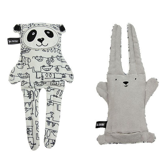 Minene Cuddly Toy Double Side – Grey
