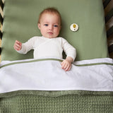 Meyco Κουβέρτα Waffle Teddy Olive Green 100x150cm