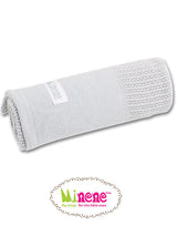 Minene Knitted Blanket White