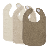 Meyco Σετ 3 Σαλιάρες  Natural/Soft Sand/Taupe