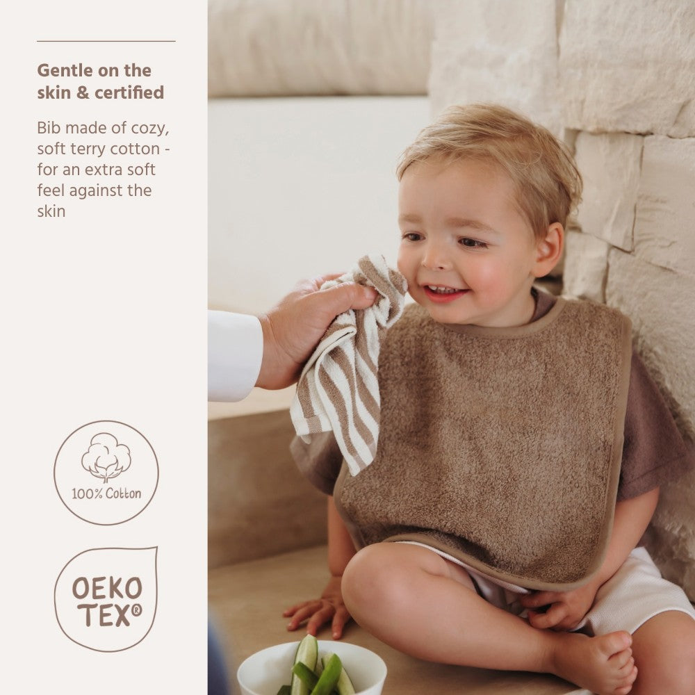 Meyco Σετ 3 Σαλιάρες  Natural/Soft Sand/Taupe