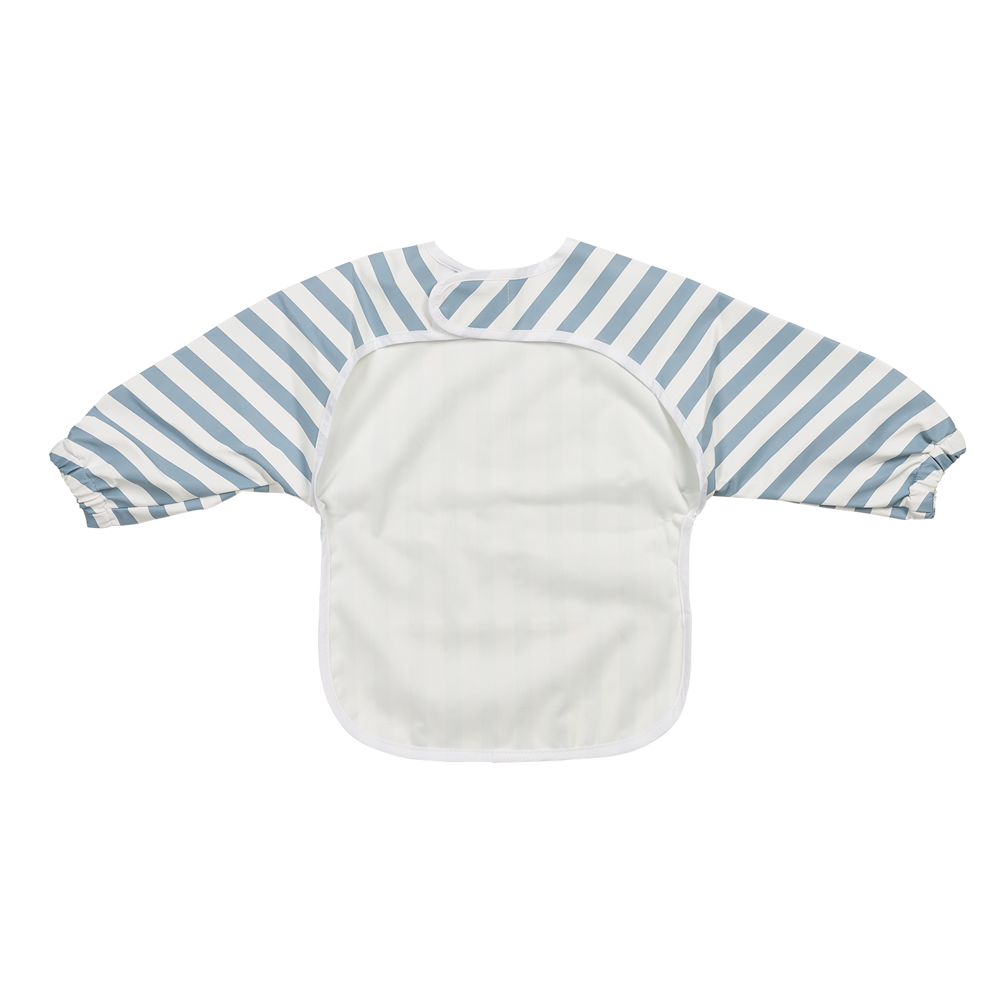 Meyco Σαλιάρα με Μανίκια Fat Stripe Jeans Blue