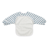 Meyco Σαλιάρα με Μανίκια Fat Stripe Jeans Blue