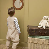 Meyco 100% Βαμβακερός Υπνόσακος με Ποδαράκια 2.0 Tog Muslin Sand (9 μηνών-5 ετών)