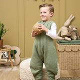 Meyco 100% Βαμβακερός Υπνόσακος 2.0 Tog με Ποδαράκια Muslin Olive Green (9 μηνών-5 ετών)