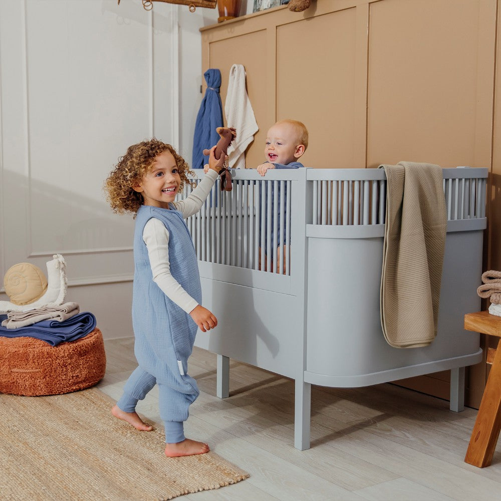 Meyco 100% Βαμβακερός Υπνόσακος 2.0 Tog με Ποδαράκια Muslin Jeans Blue (9 μηνών-5 ετών)