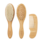 Meyco Βρεφικό Σετ Περιποίησης Μαλλιών Bamboo Natural (3 τεμ.)