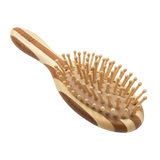 Meyco Βρεφικό Σετ Περιποίησης Μαλλιών Bamboo Stripe Natural/Walnut (3 τεμ.)