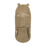 Meyco Wrap Κουβερτούλα Teddy για τη βόλτα Bear Brown