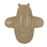 Meyco Wrap Κουβερτούλα Teddy για τη βόλτα Bear Brown