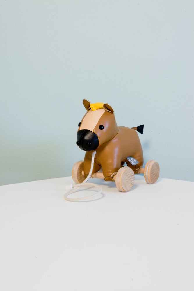 Charles the pull along horse