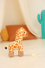 Gina the pull along giraffe