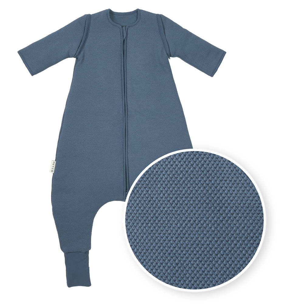 Meyco 100% Βαμβακερός Υπνόσακος 2.5 Tog με Ποδαράκια Classic Indigo (9 μηνών-5 ετών)