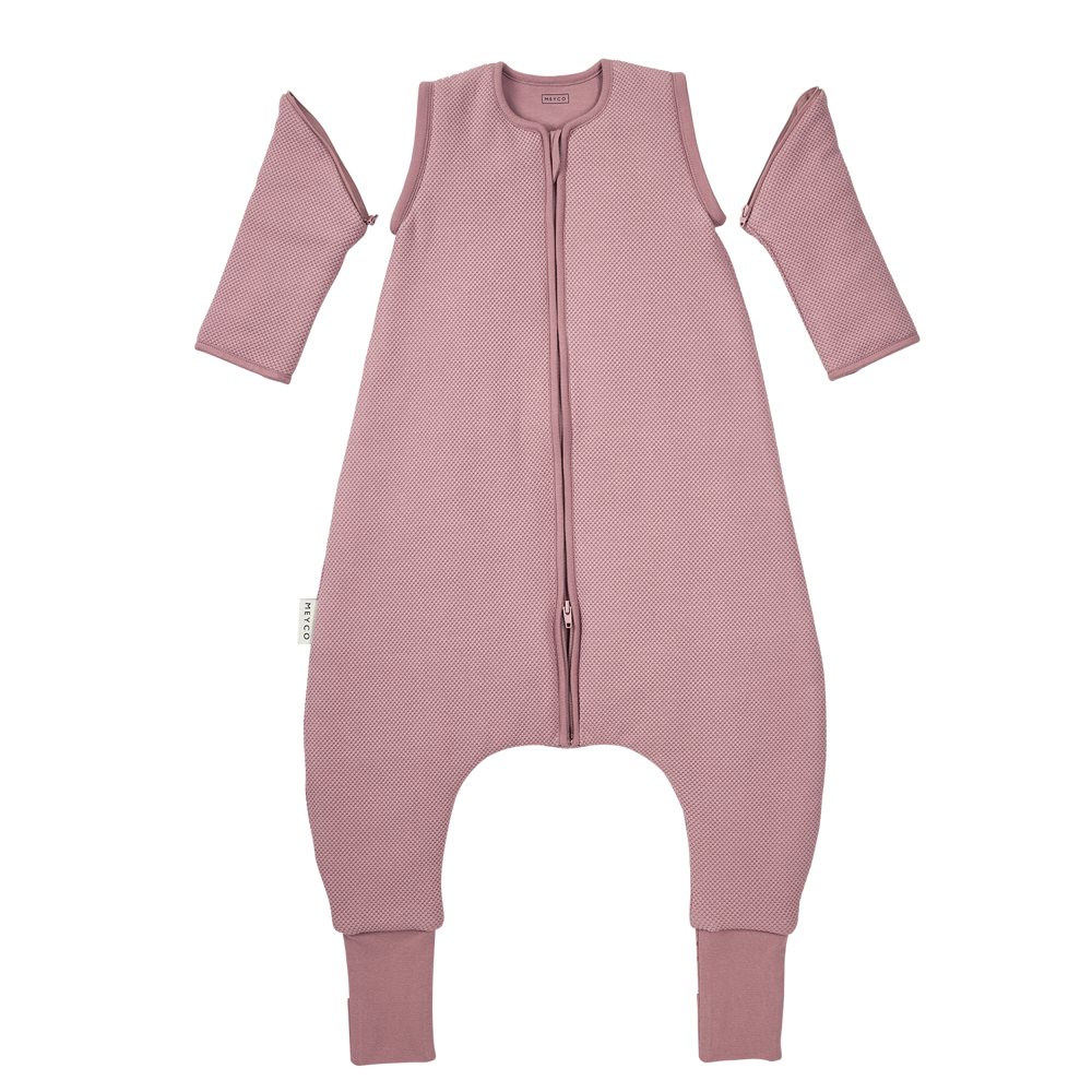Meyco 100% Βαμβακερός Υπνόσακος 2.5 Tog με Ποδαράκια Classic Purple Pink (9 μηνών-5 ετών)