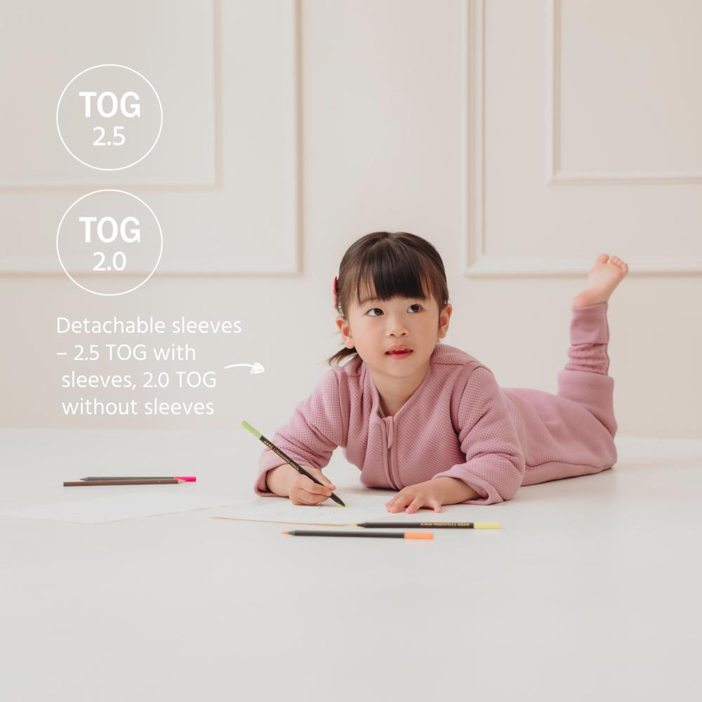 Meyco 100% Βαμβακερός Υπνόσακος 2.5 Tog με Ποδαράκια Classic Purple Pink (9 μηνών-5 ετών)