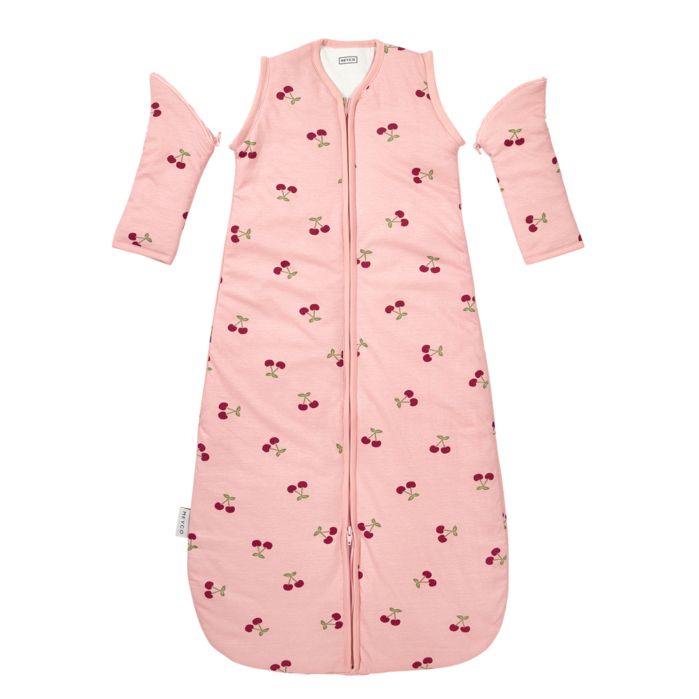 Meyco Υπνόσακος Cherry Soft Rose με αποσπώμενα μανίκια (O-5ετών)