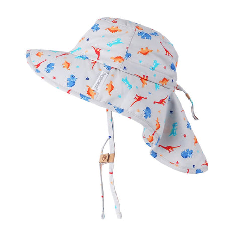 Flapjack Cape Sunhat UPF50+ - Multi Dino