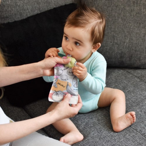 Reusable Food Pouch με στόμιο