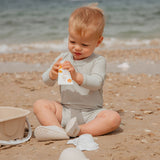 Minene - Παπουτσάκια Παραλίας Pink&White (12m-3Y)