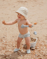 Minene - Παπουτσάκια Παραλίας Pink&White (12m-3Y)