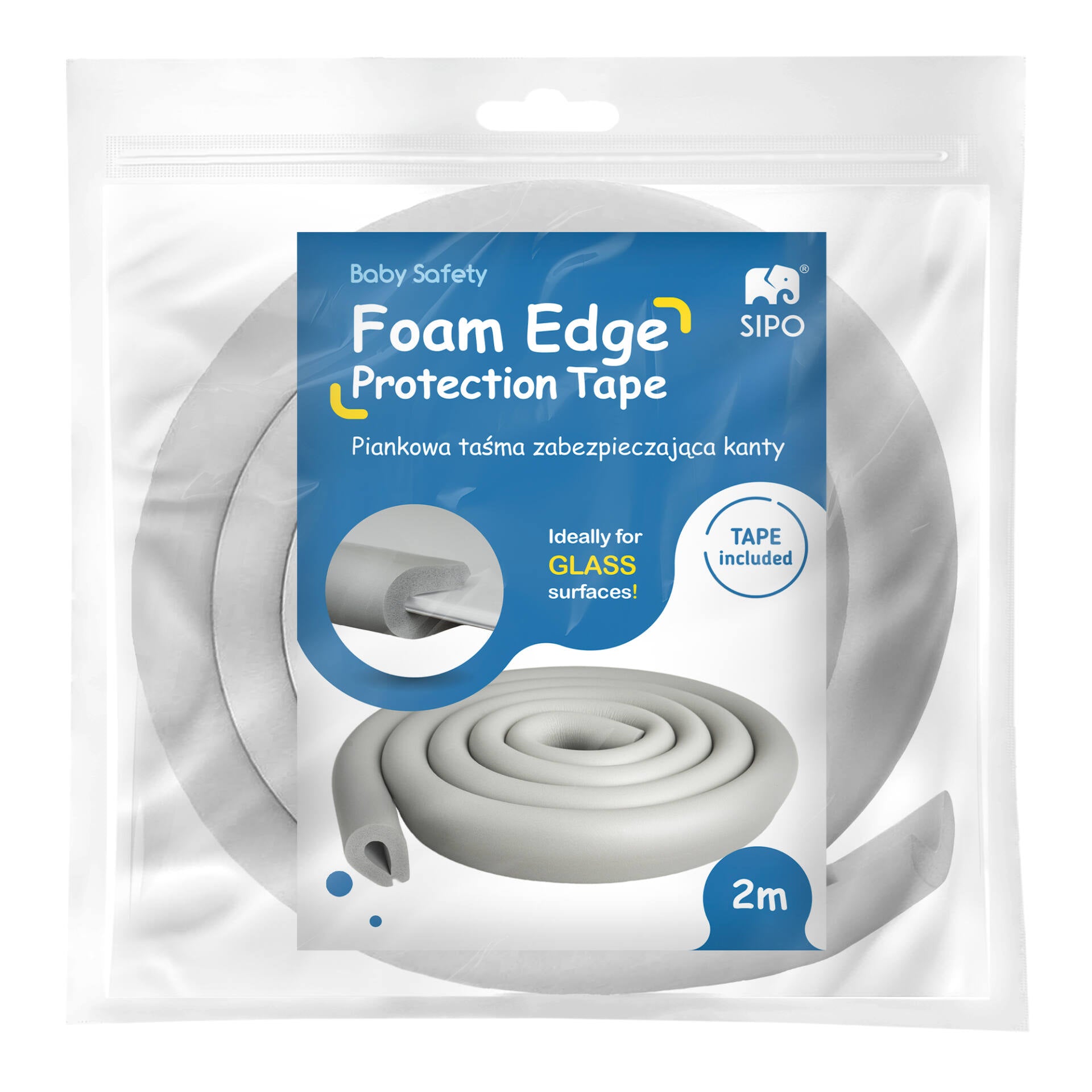 Αφρώδες προστατευτικό επιφανειών U-Shape Γκρι