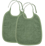 Meyco Σετ 2 Βαμβακερές Σαλιάρες Forest Green