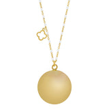 ProudMama Bola Fine Gold Chain White