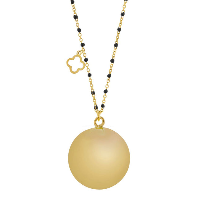 ProudMama Bola Fine Gold Chain Brown