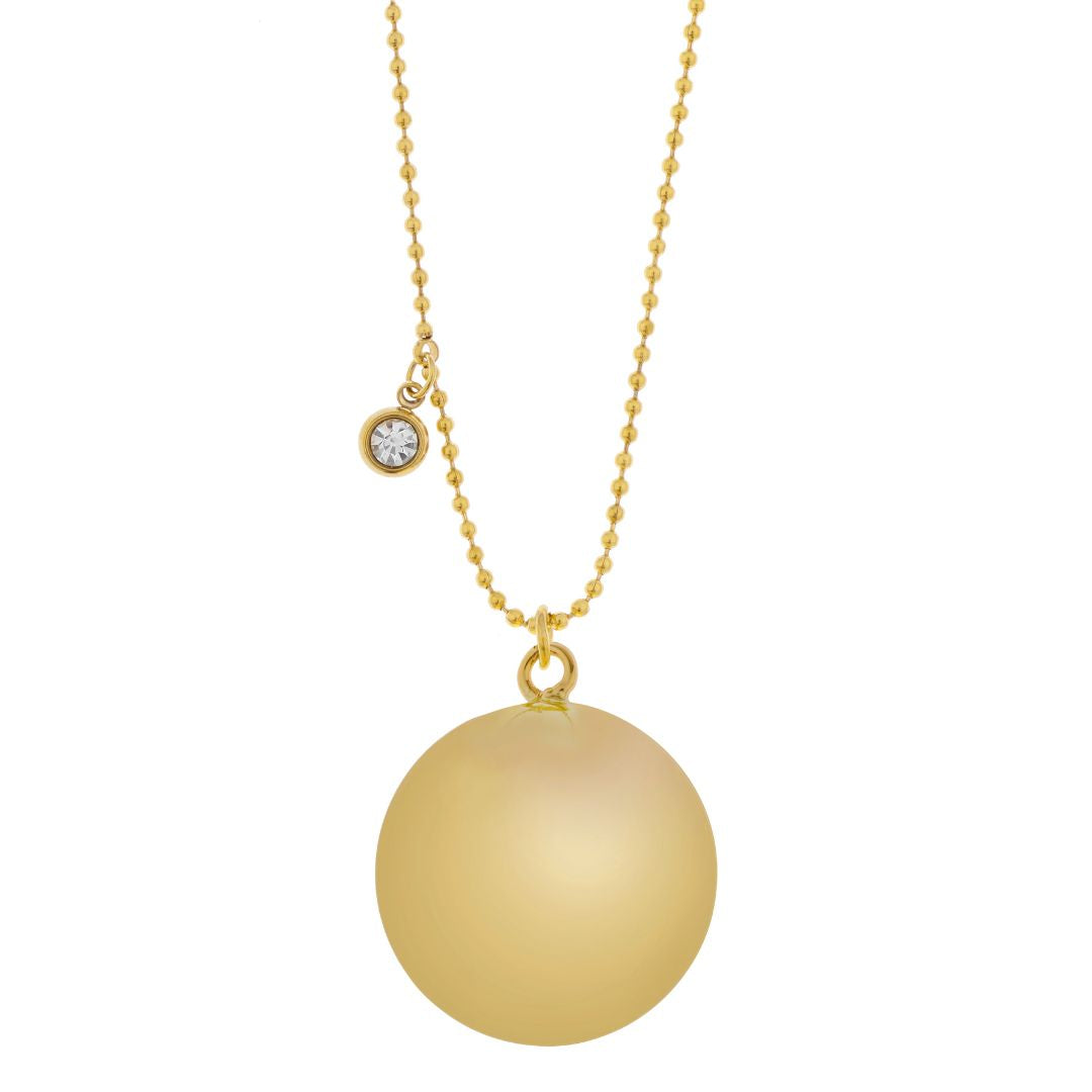 Proud Mama Bola Chloe Gold Chain Round with charm