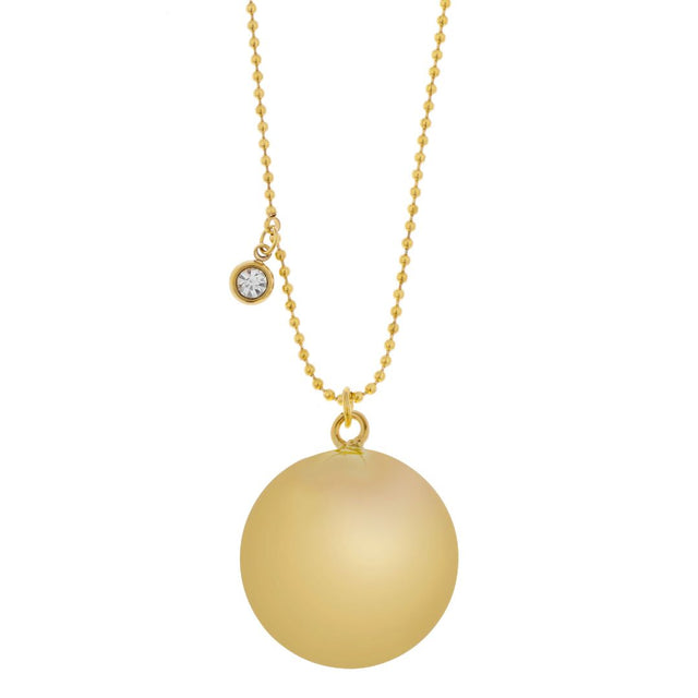 Proud Mama Bola Chloe Gold Chain Round with charm