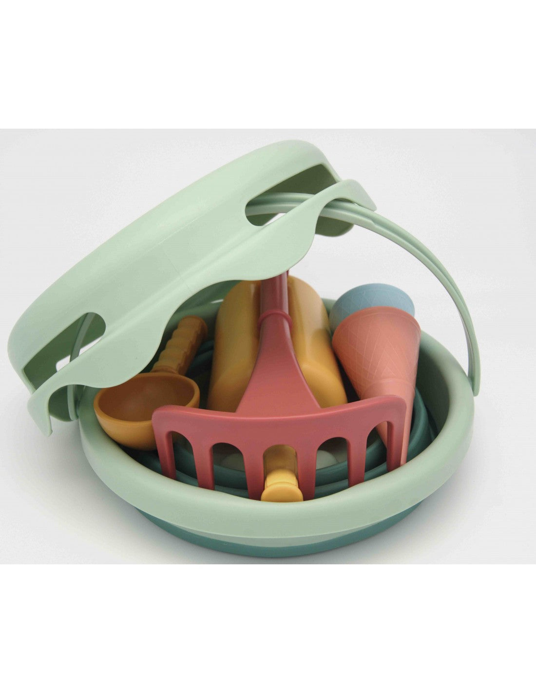 Κουβαδάκι 7 σε 1 Sand Toys Green Organic