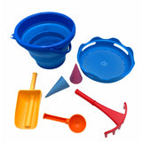 Κουβαδακι 7 σε 1 Sand Toys Blue