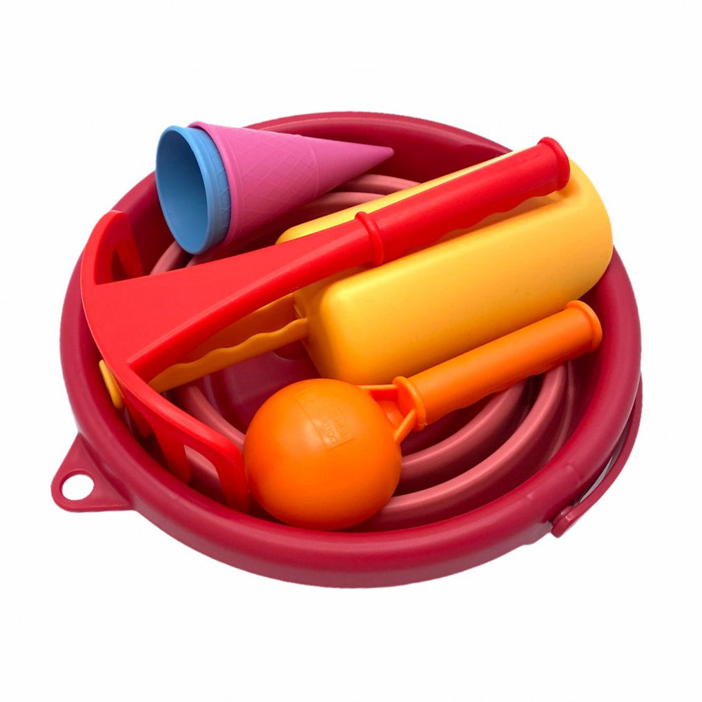 Κουβαδακι 7 σε 1 Sand Toys Pink