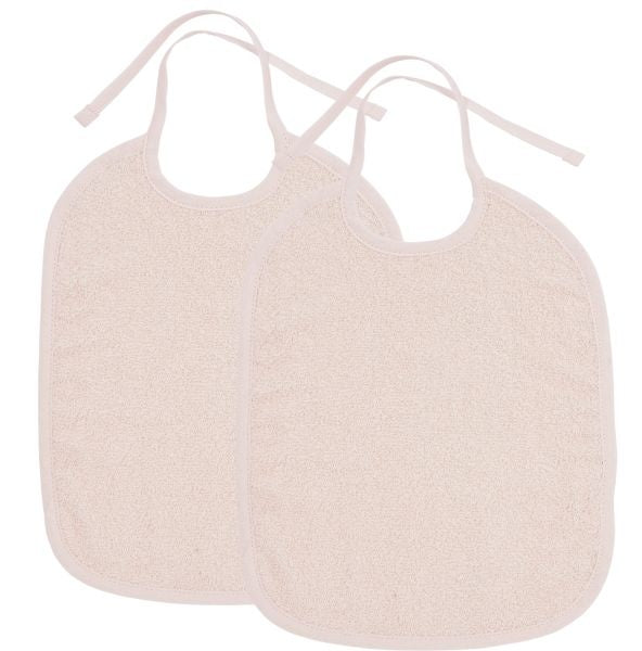 Meyco Σετ 2 Βαμβακερές Σαλιάρες Soft Pink