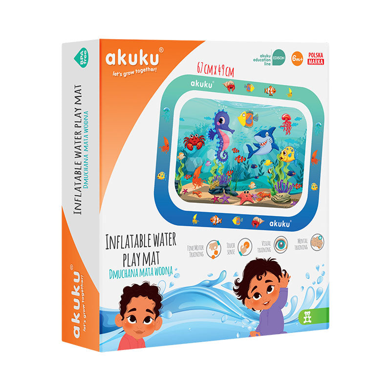 Inflatable water play mat for babies 67 x 49 cm