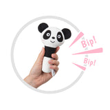 Βελούδινη Κουδουνίστρα Squeaker Panda