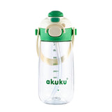 akuku - Παγούρι Tritan Nερού 480 ml Mε Kαλαμάκι