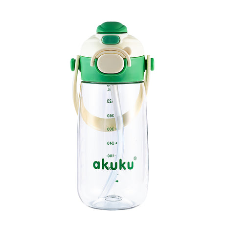 akuku - Παγούρι Tritan Nερού 480 ml Mε Kαλαμάκι